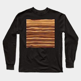 Wood pattern, model 17 Long Sleeve T-Shirt